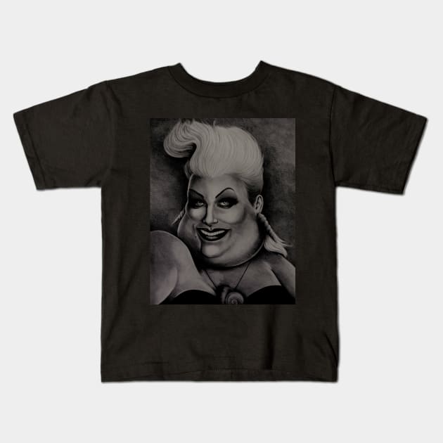 The Sea Witch Kids T-Shirt by theblackcat5679